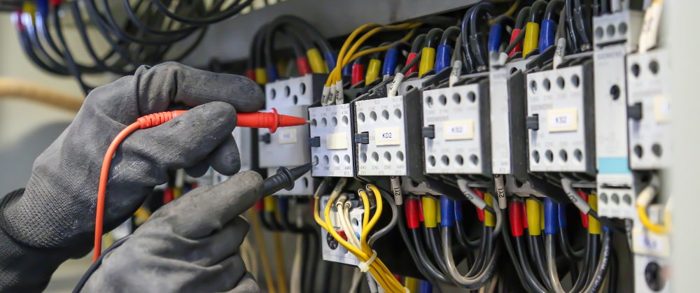 Image illustrating commercial electrical panel services by Network One Electrical Contracting Corp